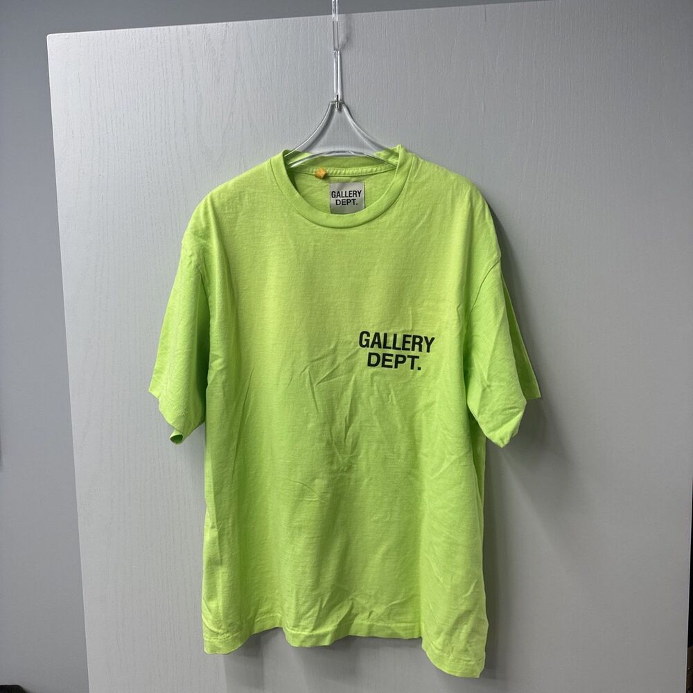 Gallery Dept. Lime Green Men’s T-shirt Size Large